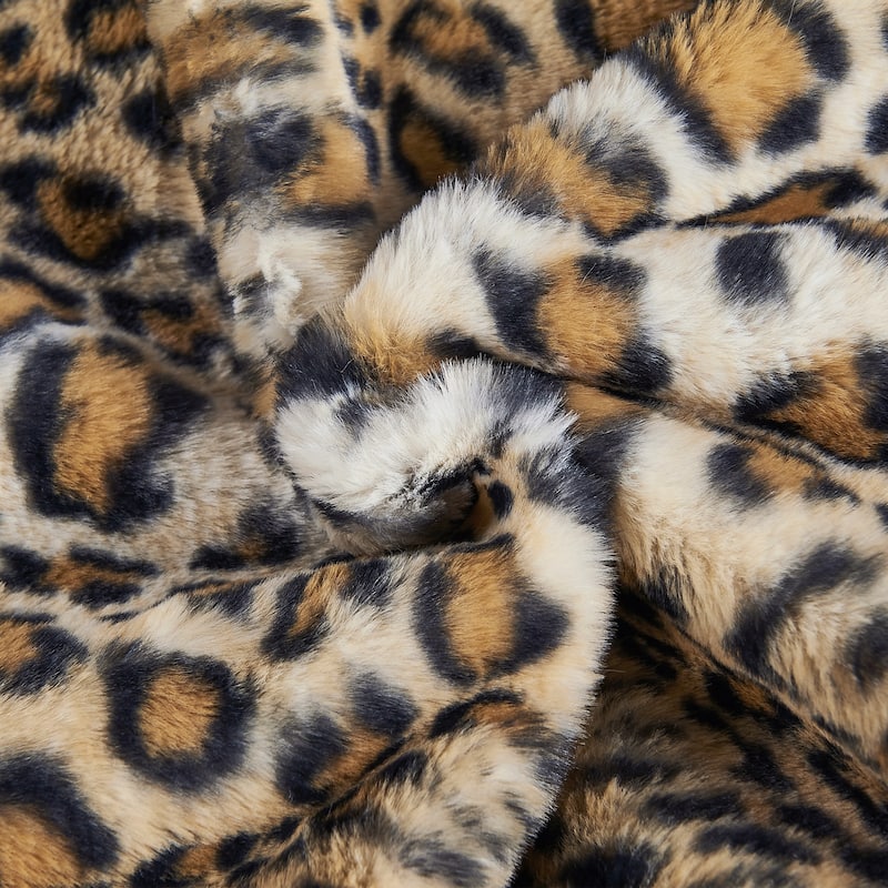 FauxFur Animal Pattern Reading Pillow Cover(Cover ONLY, NO INSERT)