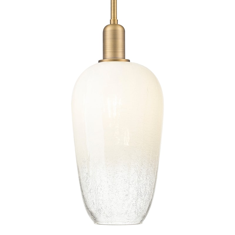 Innovations Lighting 716-1S-G484-7OP Brookhaven Flute 7" Wide Mini - Brushed Brass