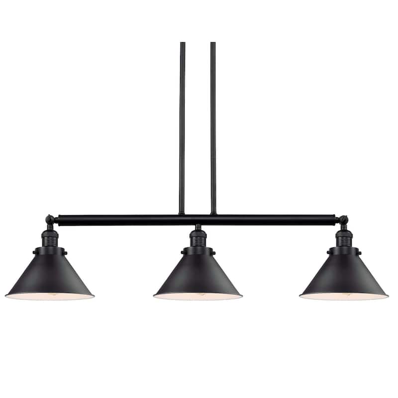 Innovations Lighting Briarcliff 3 Light 43" Wide Linear Chandelier - Oil Rubbed Bronze / Oil Rubbed Bronze