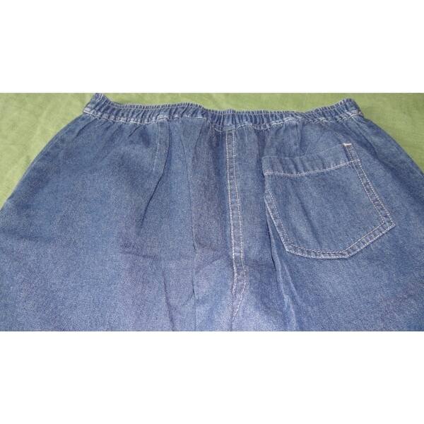 Shop Preswick Moore Size 6 Blue Jeans Capris Elastic Back 28 X