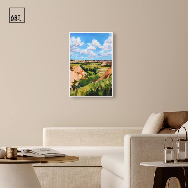 Rolling Hills and Sky I Canvas by Art Remedy