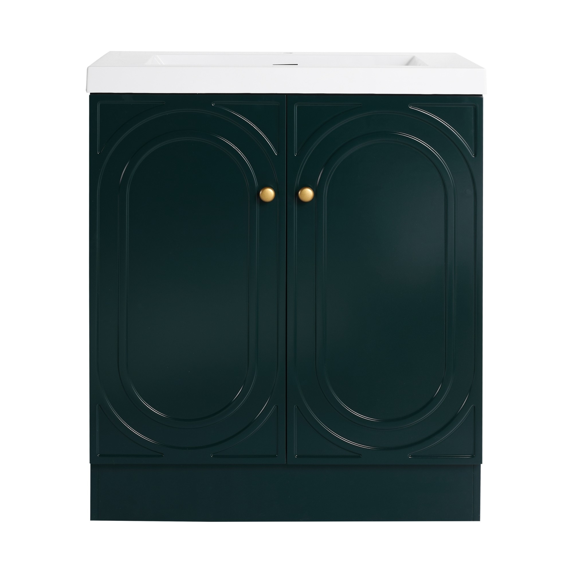 Single Bathroom Vanity with Resin Sink