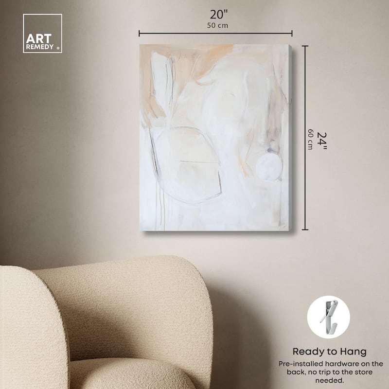 Void Symphony Haze II Canvas by Art Remedy, Gallery Wrapped