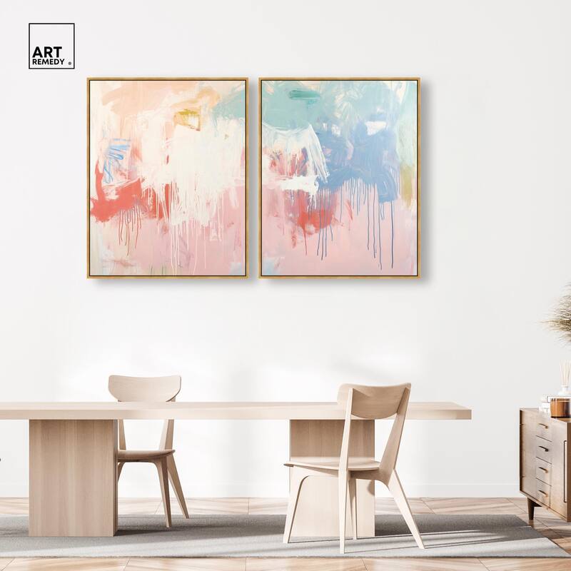Breath of Colors Canvas Set of 2 by Art Remedy