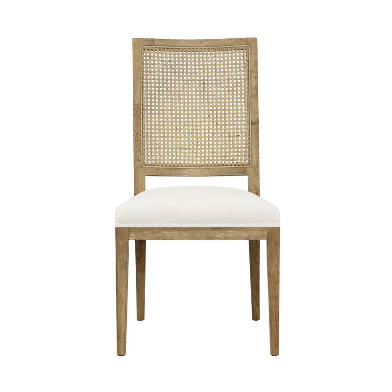 Nimbus Oak with Rattan Upholstered Dining Chair (Set of 2)