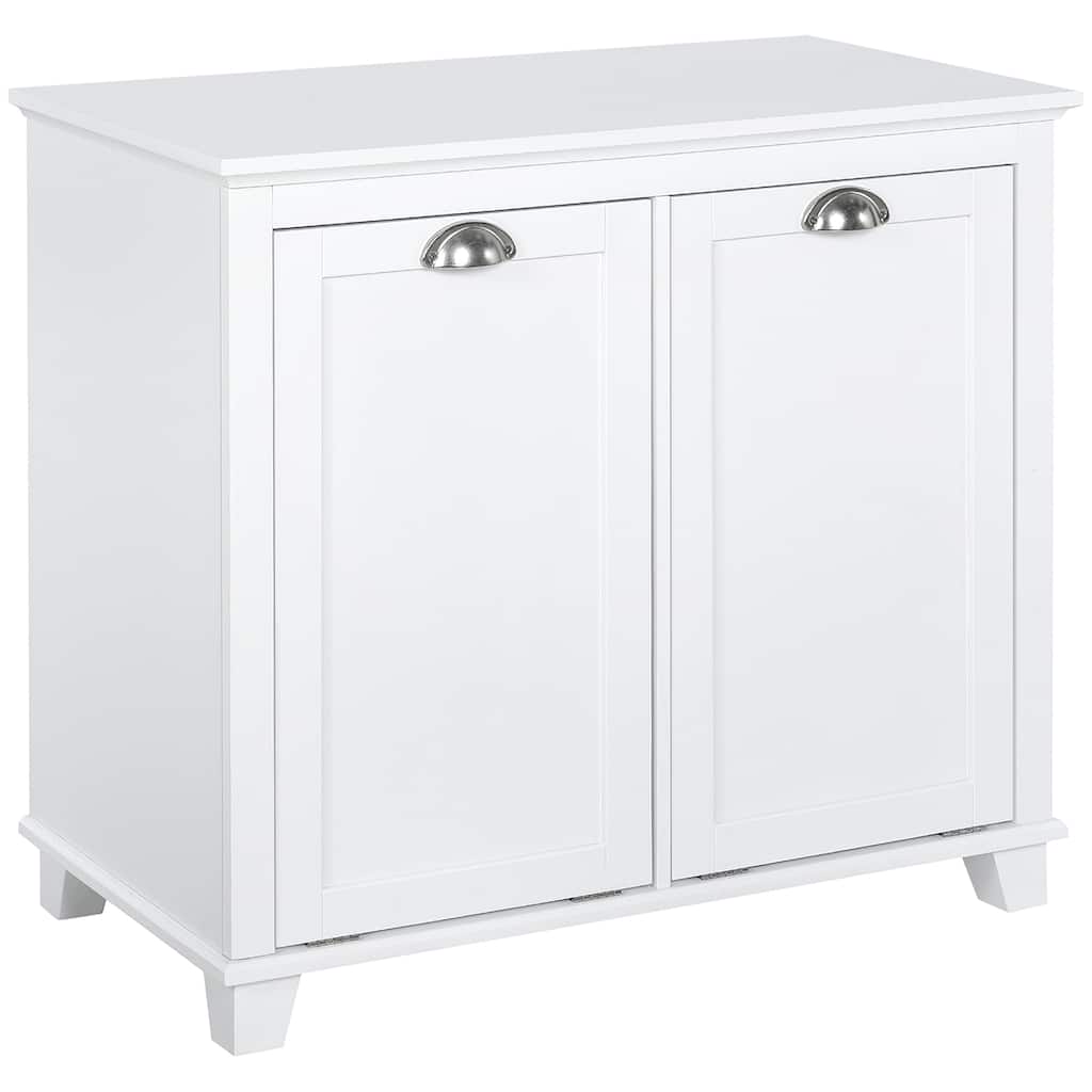Homcom Tilt-Out Laundry Sorter Bathroom Cabinet