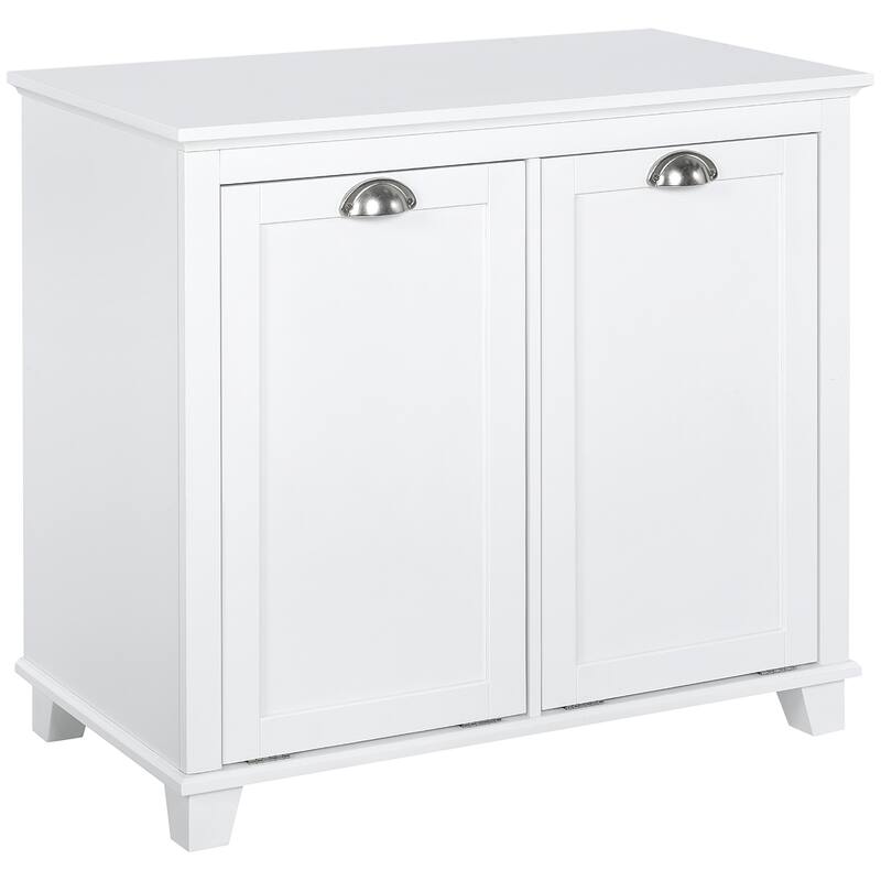 Homcom Tilt-Out Laundry Sorter Bathroom Cabinet