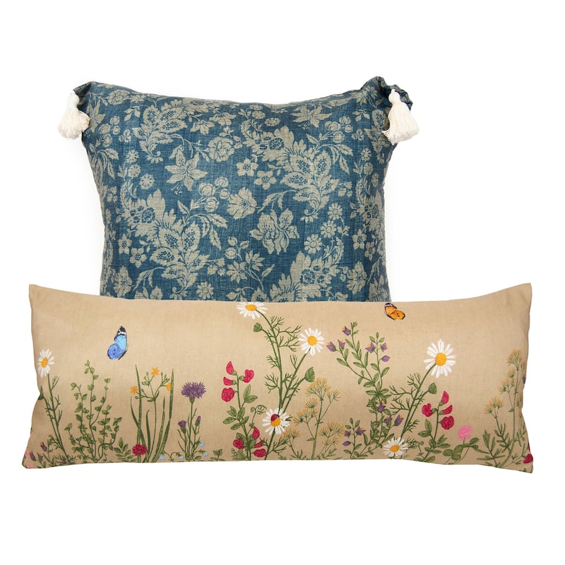 Donna Sharp Southern Star Polyester 2PC Decor Pillow Set - Accent - Polyester - Set of 2