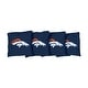 preview thumbnail 1 of 1, Denver Broncos NFL Football Blue Cornhole Bags All-Weather Resin Filled