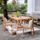Option Natural Teak/Tan Woven Rope