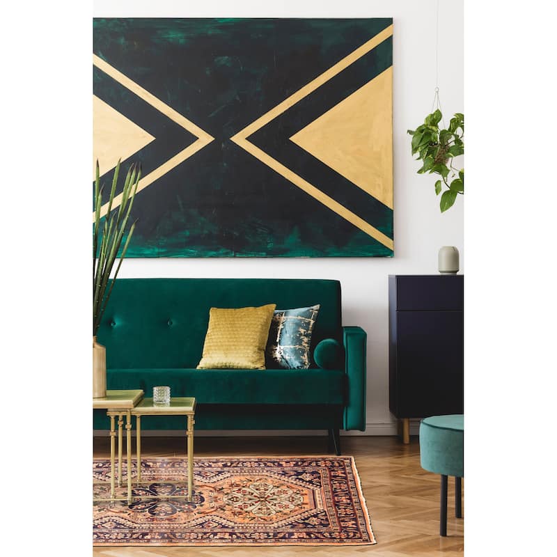 ECARPETGALLERY Hand-knotted Anatolian Copper Wool Rug - 3'3 x 5'5