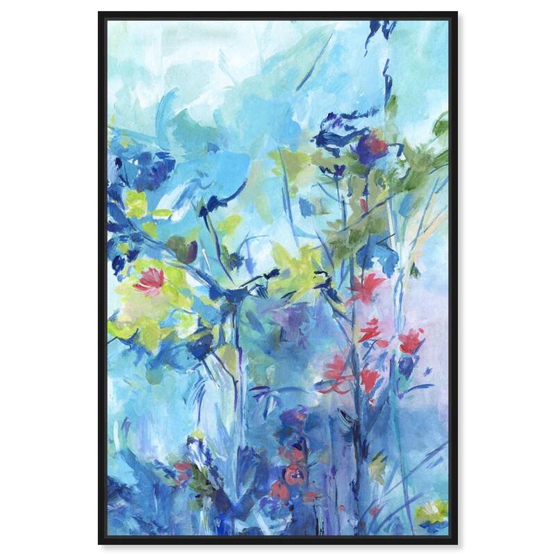 Heavenly Blue II Canvas by Art Remedy - Black - 16" x 24"
