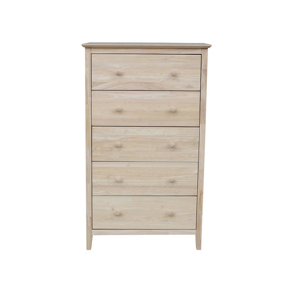 International Concepts Solid Wood Bedroom Dresser