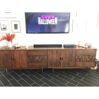 Strick & Bolton Tobacco 55-inch Tessuto Buffet