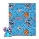 preview thumbnail 2 of 35, NBA Spin Stitch Hugger Pillow & Silk Touch Throw Blanket Set 40x50 inches - Oklahoma City Thunder