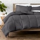 preview thumbnail 22 of 92, Bare Home Hypoallergenic Down Alternative Comforter Set California King - Forged Iron Grey