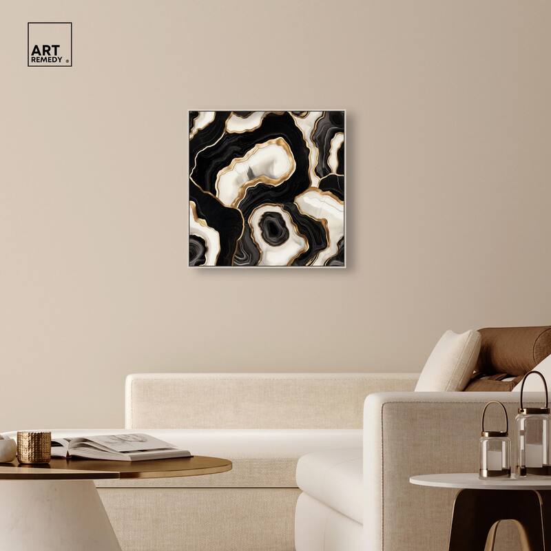 Coal Core Canvas by Art Remedy