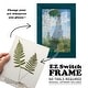 preview thumbnail 14 of 138, Nature Printed Ferns IX -Framed Print w/glass-Cherry Red