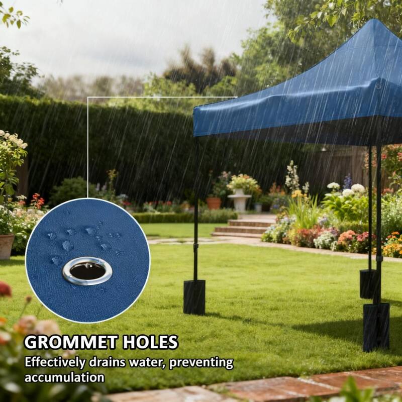 GDFStudio - Outdoor Innovative Replacement Canopy Top for Pop Up Tent with 4 Weight Bags & UV Protection Cover