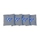 preview thumbnail 1 of 1, Central Connecticut State University Blue Devils Grey Cornhole Bags All-Weather Resin Filled