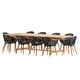 preview thumbnail 4 of 20, Amazonia Myers FSC Certified Wood 11pc Outdoor Dining Patio Set