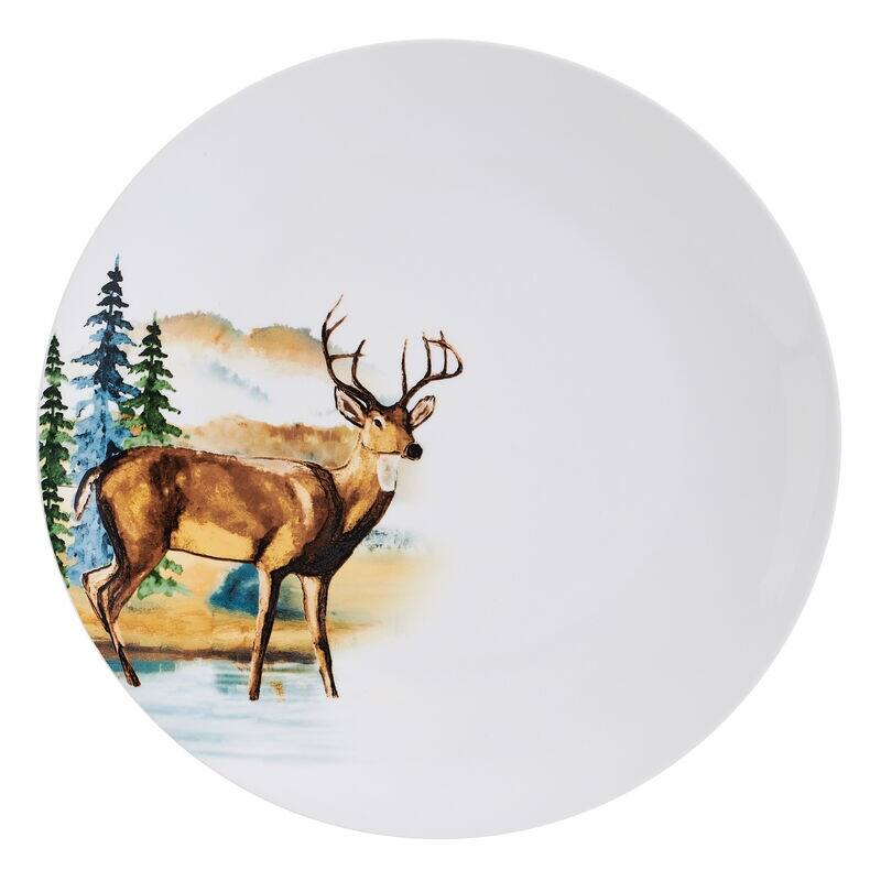 Studio Nova Woodland Animals 12-Piece Dinnerware Set, Service for 4