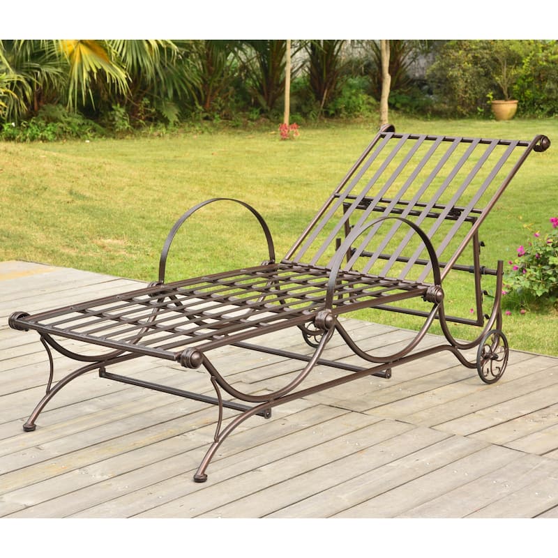 Mandalay Multi-Position Iron Chaise Lounge