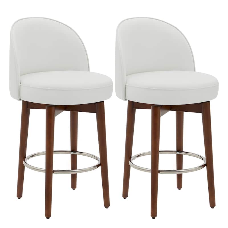 Spruce & Spring Elaine 26 inch Swivel Counter Height Bar Stools Set