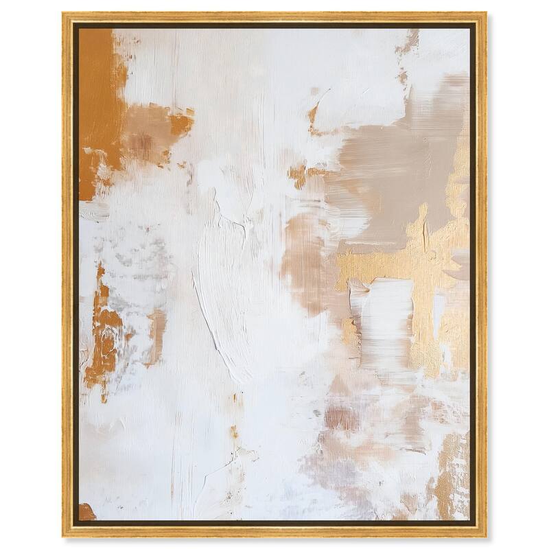 Golden Bronze Ripple I Canvas by Art Remedy - 24" x 30" - Gold