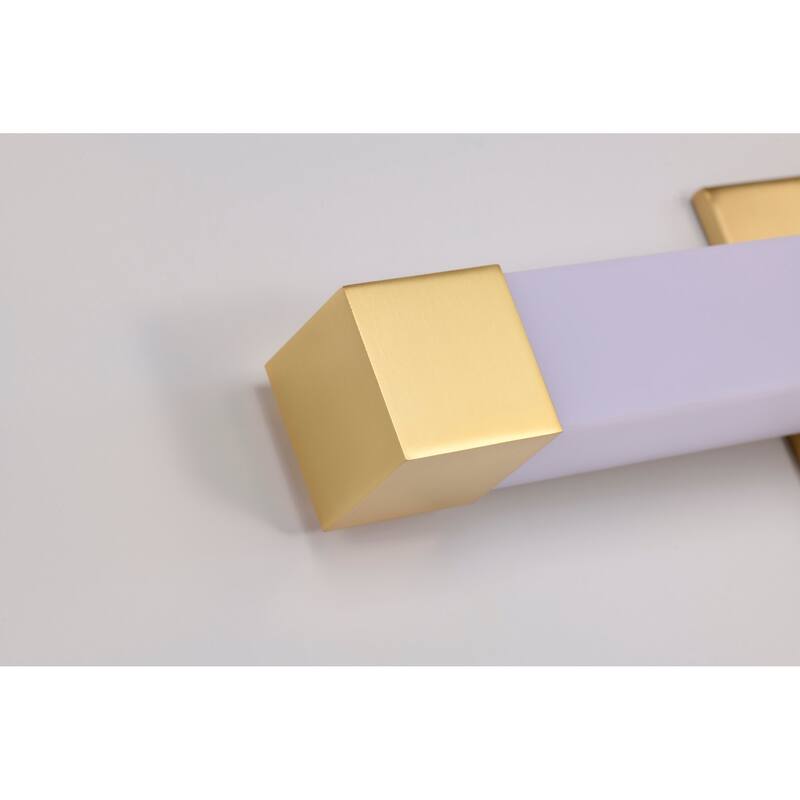 Brightwyn 16 Inch LED Vanity Brushed Brass Finish - Brushed Brass