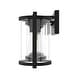 preview thumbnail 5 of 8, Hunter Astwood Bathroom Vanity Light, Clear Cylinder Glass, Damp Rated, Caged - Contemporary, Transitional, Art-Deco