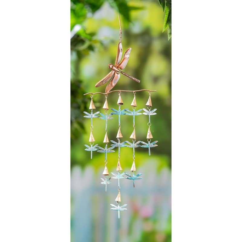 20 in. Dragonfly Metal Hanging Décor Mobile