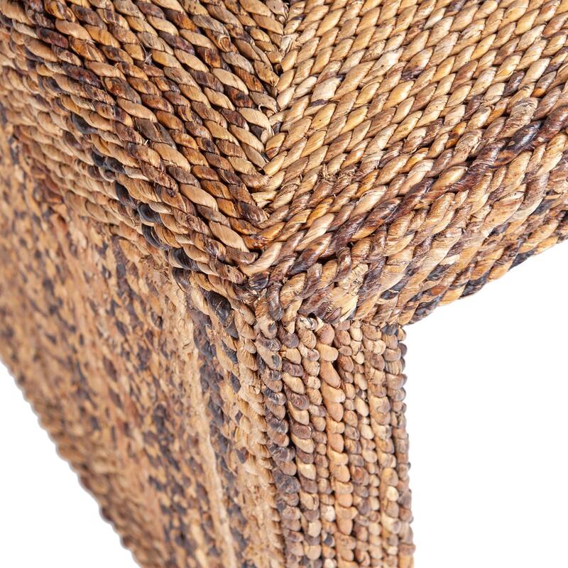 Serena Natural Braided Seagrass Waterfall Side Table by East at Main