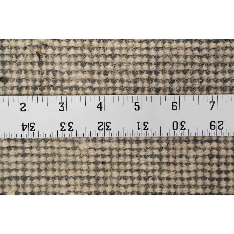 Hand Knotted Oriental 100% Wool Carpet Tribal Geometric Multi-Colored Gabbeh Area Rug - 6' 6'' X 4' 7''