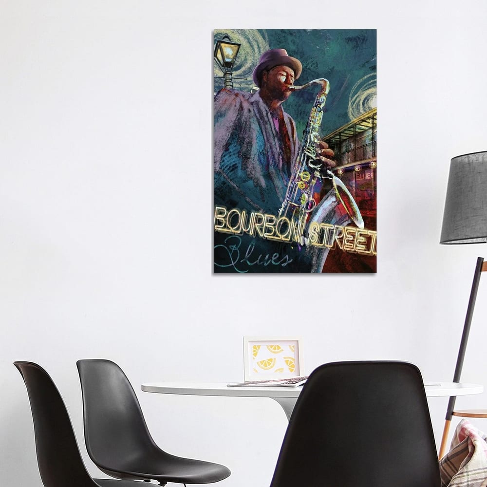 iCanvas "Bourbon Street Blues" by Conrad Knutsen Canvas Print