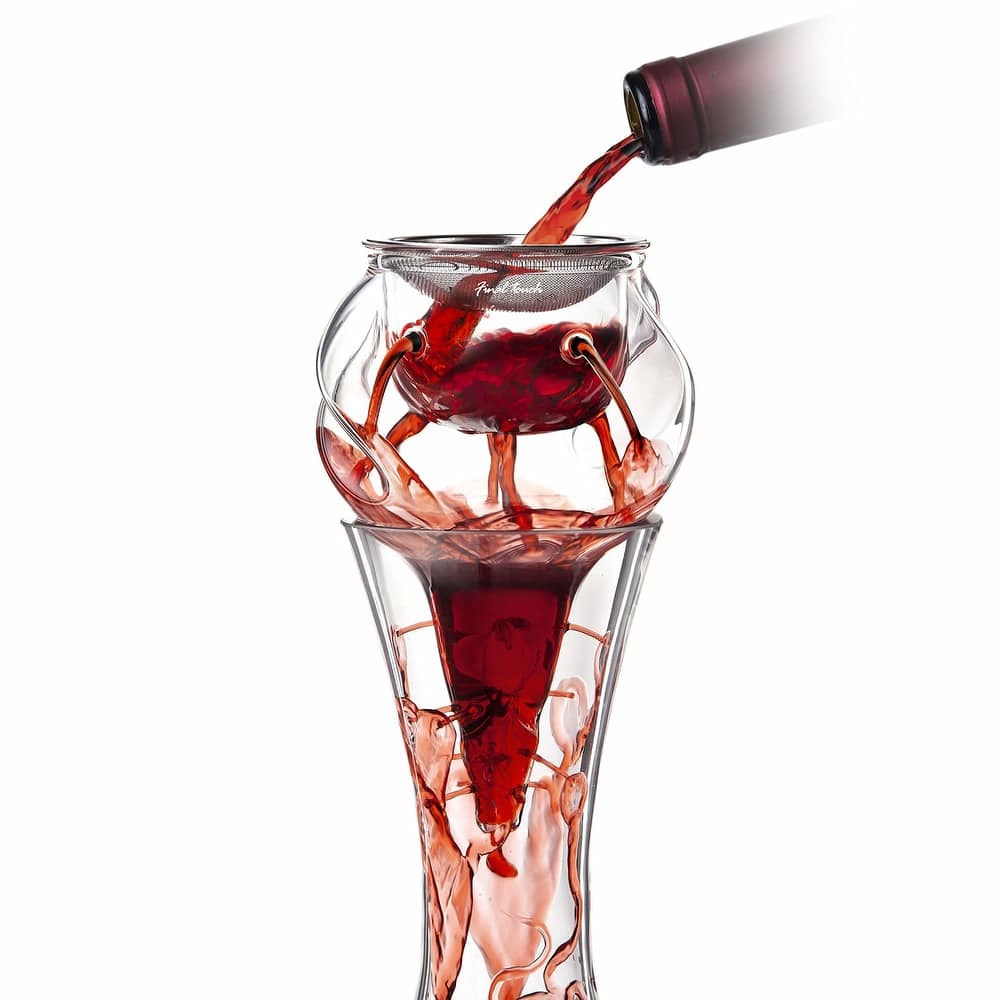 Final Touch Conundrum Aerator For Wine Decanters - 4.3 x 6.9 in