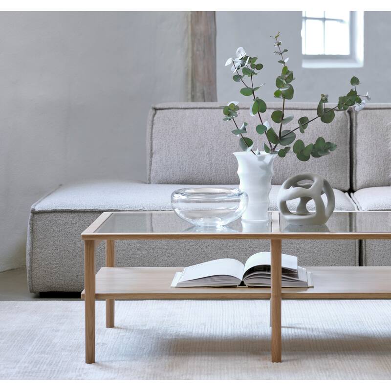 Rye Studio Deep Seat Modular Open End Chaise - Taupe Boucle - Left End