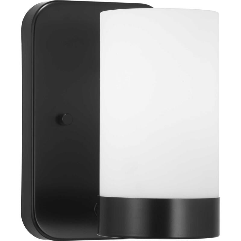 Progress Lighting Elevate Single Light 8" Tall Bathroom Sconce - Black