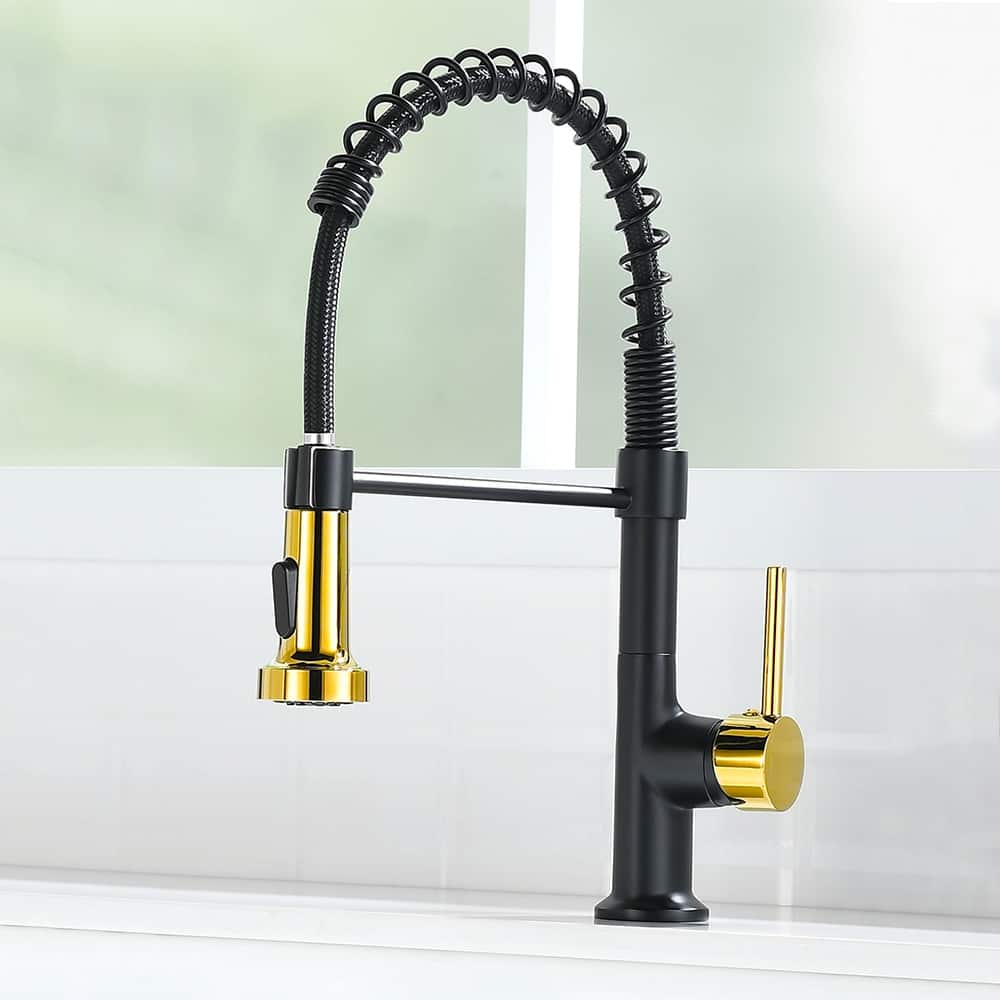 Pull Down Kitchen Faucet Single Handle Commercial Kitchen Sink Faucets With Sprayer