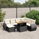 Option Black+Cream-3 corner+3 middle+footrest+table