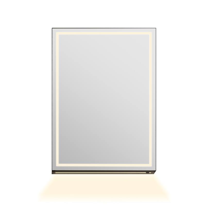 Hesili Rectangular Frameless LED Lighted Bathroom Mirror Medicine Cabinet