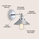 preview thumbnail 91 of 176, JONATHAN Y Florence Metal Shade Sconce