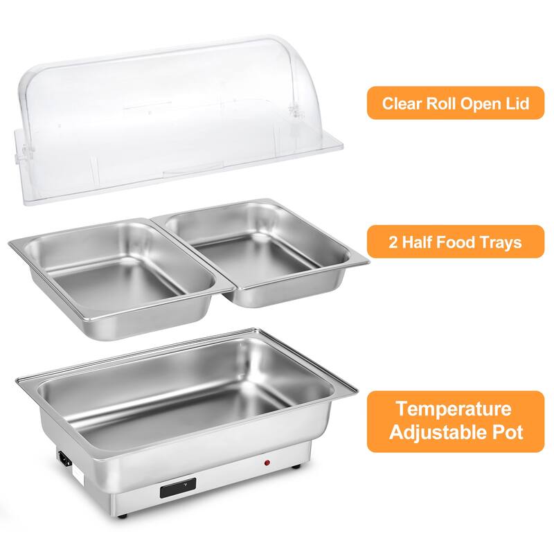 9 QT Electric Chafing Dish Buffet Set