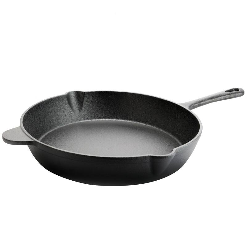 General Store Addlestone 12" Frying Pan - Round - Preseasoned - O/S - Color Sticker