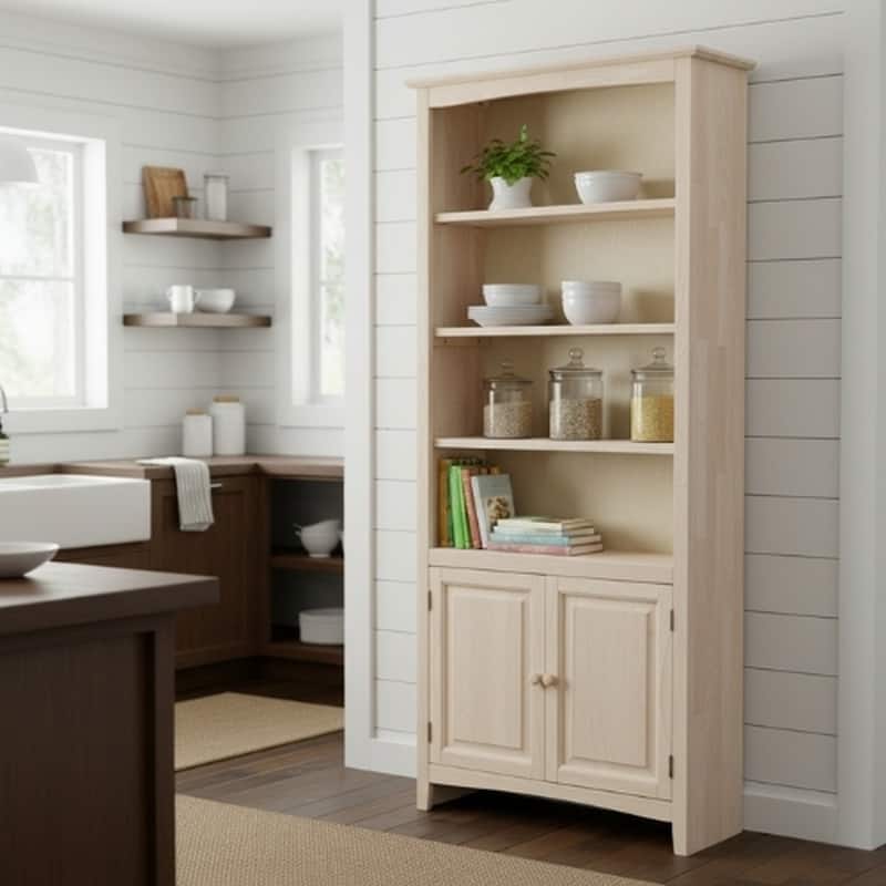 72-inch Shaker Bookcase