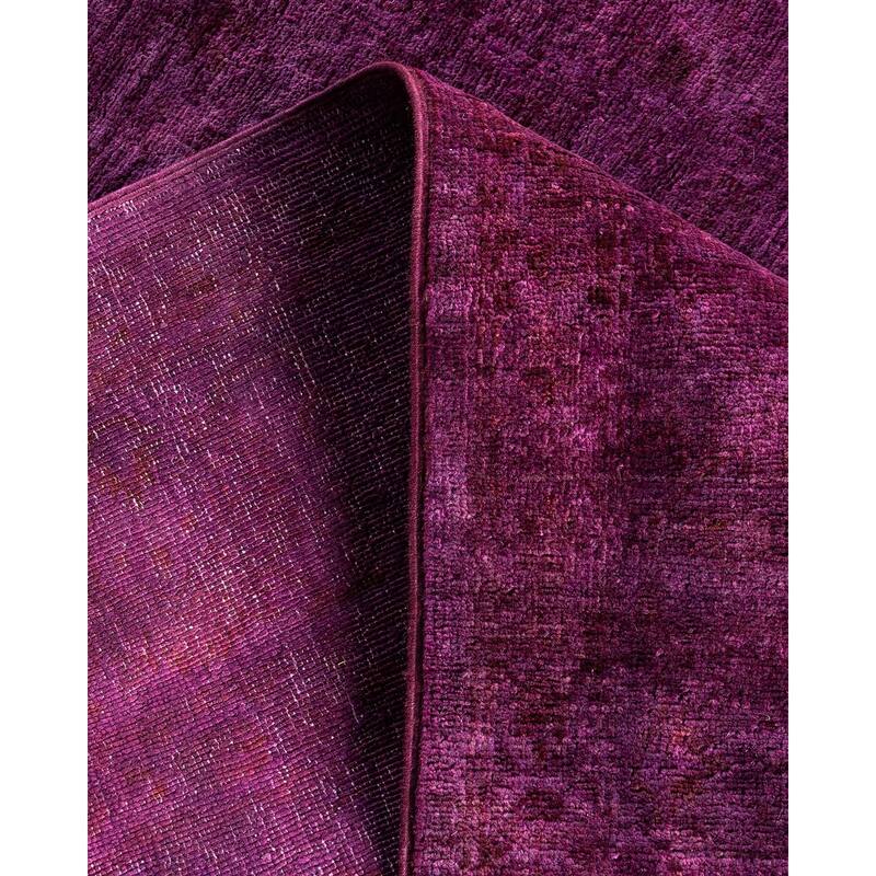 Vibrance One-of-a-Kind Hand-Knotted Area Rug - Pink, 6' 1" x 8' 10" - 6' 1" x 8' 10"