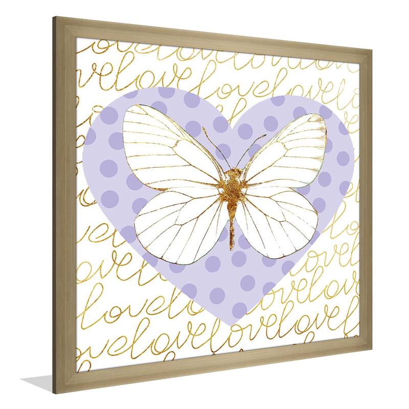 "Butterfly Love (Purple)" by Jodi Print on Acrylic