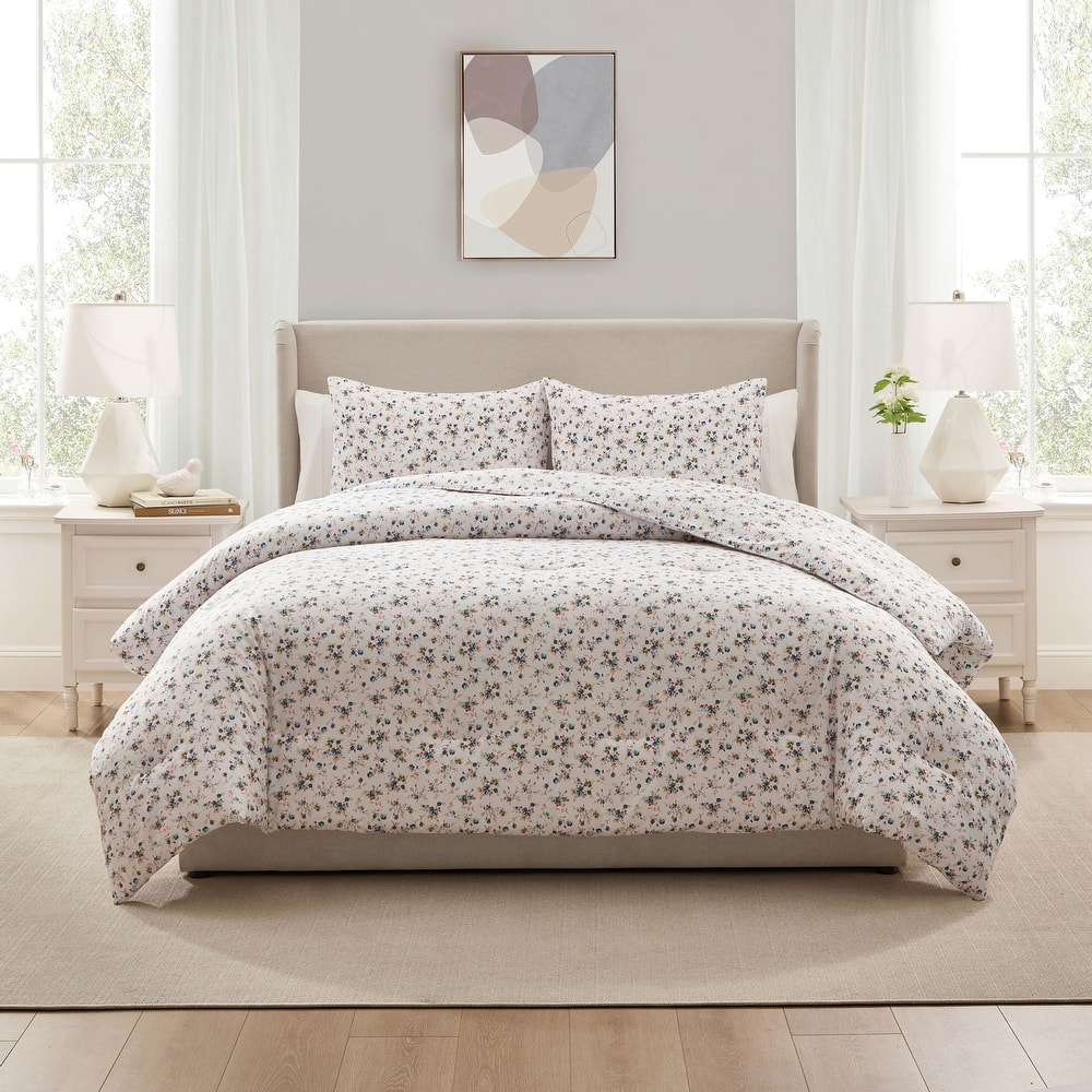 Empyrean Modern Comforter - 3 Piece Floral