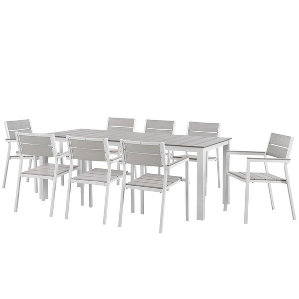 windsor 9 piece outdoor patio dining set