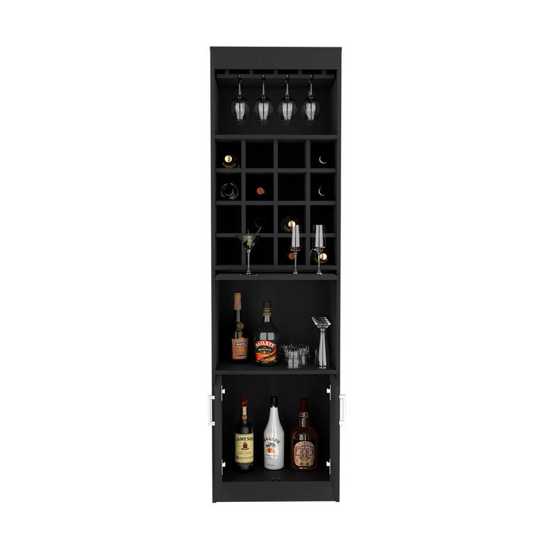 Being Kava Bar Cabinet, Double Door, Two Shelves, Sixteen Built-in Wine Rack